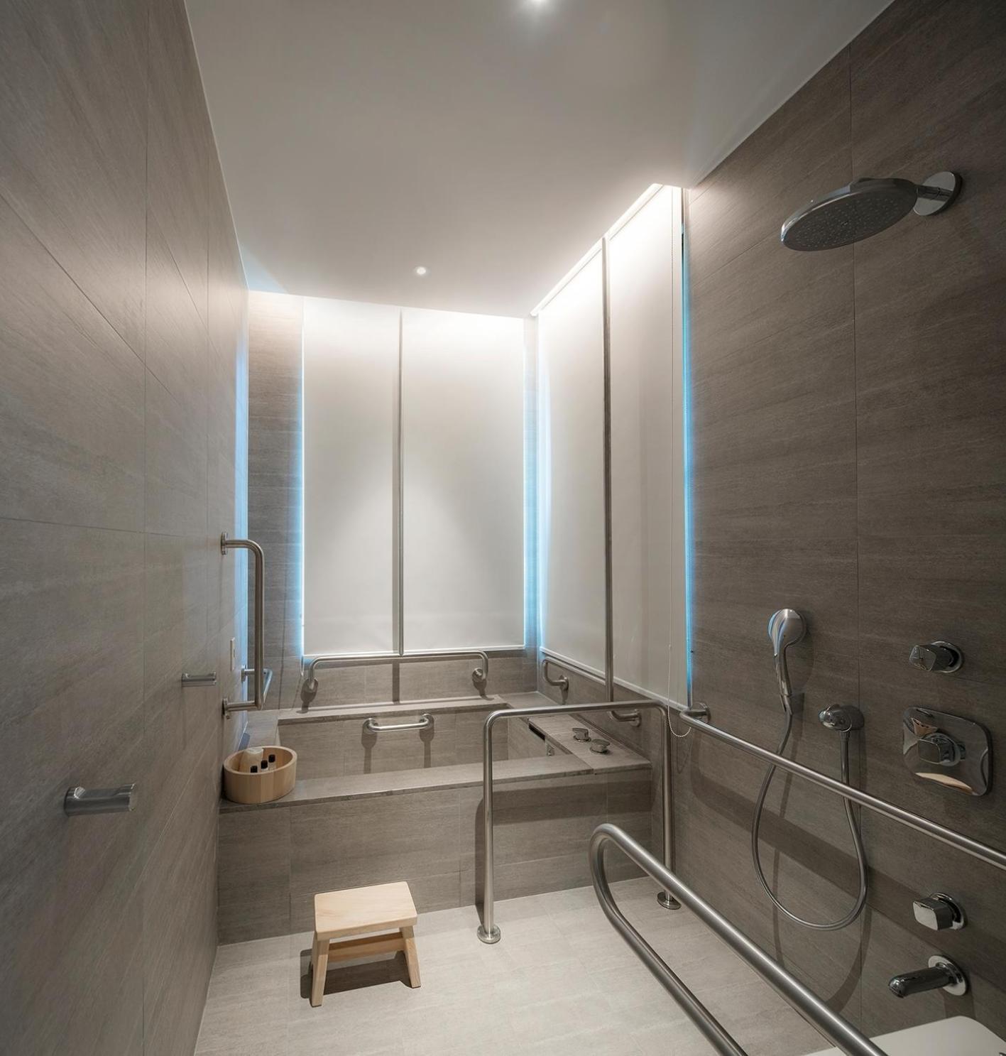 Mu Jiaoxi Hotel Exterior photo A shower room