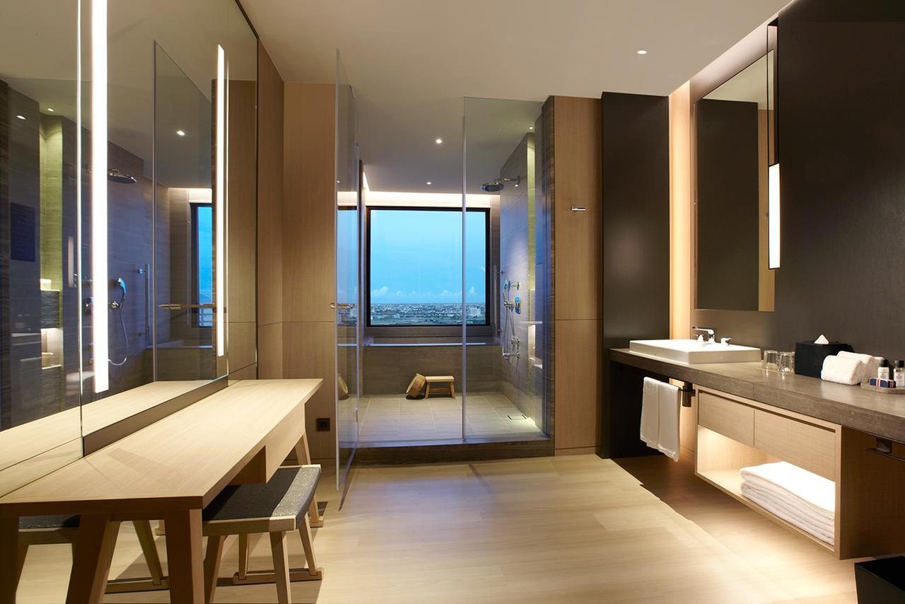 Mu Jiaoxi Hotel Exterior photo Bathroom